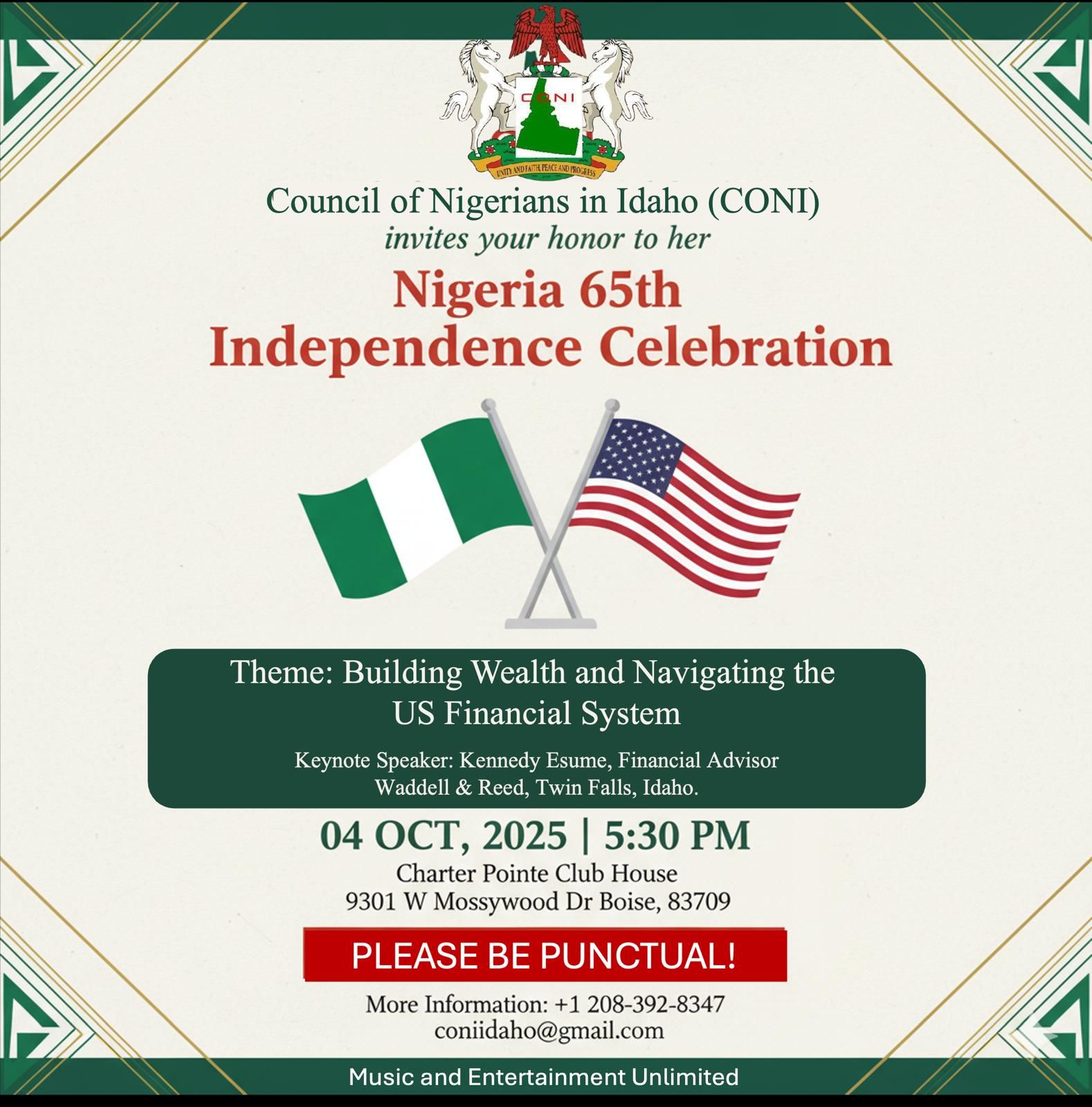 CONI 2025 Celebration